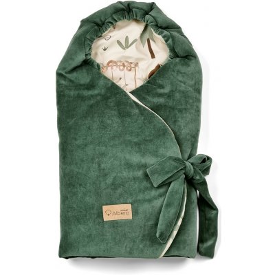 Klups Zavinovačka do autosedačky Velvet Tropic fun green – Hledejceny.cz
