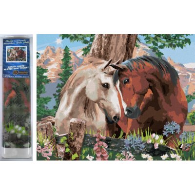 Grafix Diamantový obrázek 30 x 40 cm Koňská láska – Hledejceny.cz
