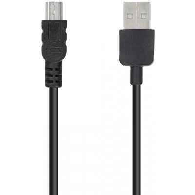 Kabel USB - Mini USB 1 metr black (navi / kamera) – Zboží Mobilmania