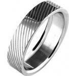 Šperky4U Pánský ocelový prsten OPR1384 – Zboží Dáma