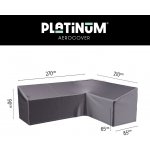 Ochranný obal na rohovou sedačku 7991 Aerocover 270x210x85 v.65/90 cm pravý roh – Hledejceny.cz