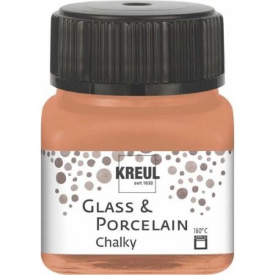 Kreul Barva na sklo a porcelán CHALKY 20 ml TERAKOTA ZEMĚ – Zboží Mobilmania