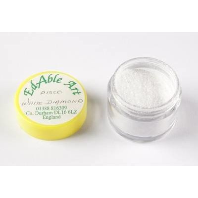 Třpyt dekorační disco White diamond Edable Art – Zboží Dáma