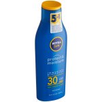 Nivea Sun Protect & Moisture hydratační mléko na opalování SPF30 200 ml – Zboží Mobilmania