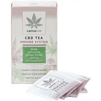 Cannaline CBD čaj na podporu imunity 20 x 1,5 g
