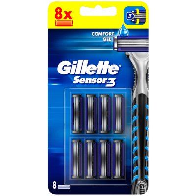 Gillette Sensor3 8 ks – Zbozi.Blesk.cz