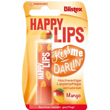 Blistex Happy Lips balzám na rty s ovocnou příchutí mango (Kiss Me Darlin) 3,7 g