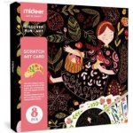 MiDeer Vyškrabávací obrázky Dívky a zvířata 8ks – Zboží Dáma