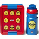 LEGO® Iconic Classic svačinový set láhev a box červená/modrá – Zboží Dáma