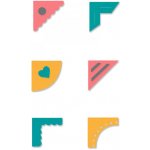 Sizzix Thinlits vyřezávací kovové šablony ozdobné rohy 7ks – Zboží Dáma