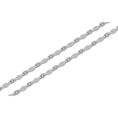 iZlato Forever Řetízek z bílého zlata valentino IZ23882 – Zboží Dáma