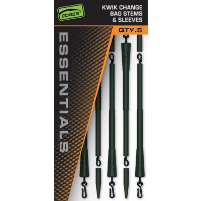 Fox Montáž Edges Essentials Kwik Change Bag Stems And sleeve 5 ks – Sleviste.cz