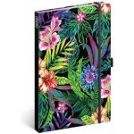 Presco Group Notes Tropical linkovaný, 13 × 21 cm – Zboží Mobilmania