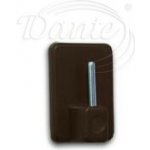 Držák vitrážky hnědý - samolepící - 1,5 x 2,5 cm – Zboží Mobilmania