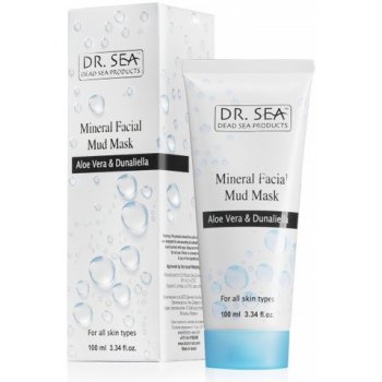 Dr. Sea Mineral Facial Mud Mask with Aloe Vera and Dunaliella 100 ml
