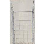Aqualine Drátěný prádelní koš 430x500x250mm, chrom NDZOJA-60 – Hledejceny.cz