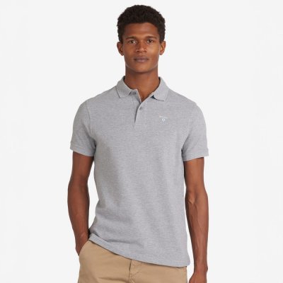 Barbour Sports Polo Shirt Grey Marl