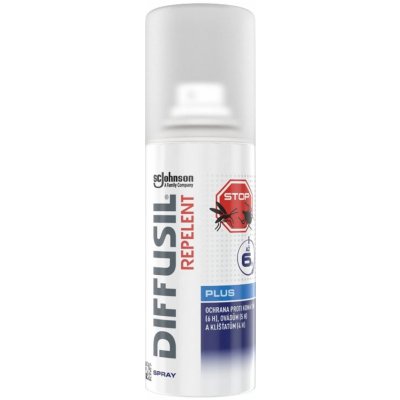 Diffusil Repelent Plus proti komárům ovádům a klíšťatům rychleschnoucí spray mini 50 ml – Zboží Mobilmania