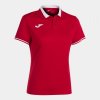 Dámské sportovní tričko Joma Championship VI Short Sleeve Polo Red White