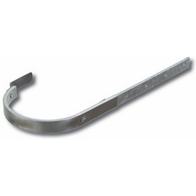 Gutta žlabový hák FeZn333 mm 530 mm přímý stříbrný – Zboží Mobilmania