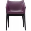 Jídelní židle Kartell Madame PVC černá / švestková