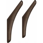 Ethnicraft PI Wall Hanger tmavě hnědý mahagon 2 ks – Hledejceny.cz