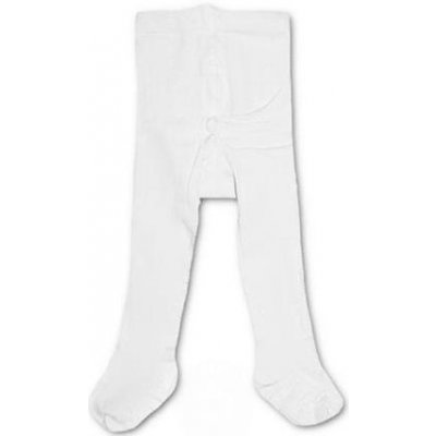 Kojenecké bílé froté punčocháčky – Sleviste.cz