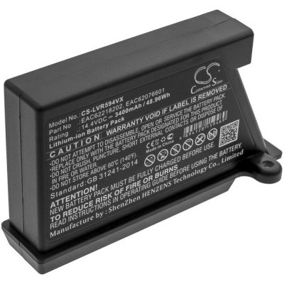 Cameron Sino pro LG Hombot, LG VR série, 3400 mAh