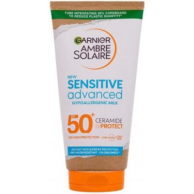 Opalovací přípravek na tělo Garnier Ambre Solaire Sensitive Advanced Hypoallergenic Milk, 175 ml (SPF50+)