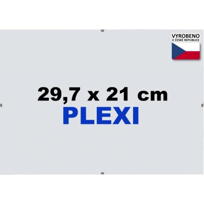 BFHM Rám Euroclip 29,7x21 cm A4 plexisklo – Zboží Mobilmania
