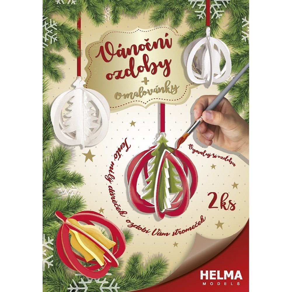 Helma Models 3D omalovánky Vánoční ozdoby 146110 — Heureka.cz