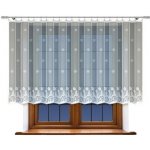 Dekorační žakárová záclona s řasící páskou DANIELA 120 bílá 300x120 cm MyBestHome – Hledejceny.cz