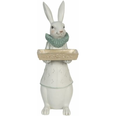 Dekorace králičí chlapec s podnosem 15*13*37 cm – Hledejceny.cz