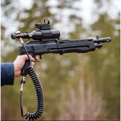 HomeDefence-24 Držák na 0,2 HPA láhve pro zbraně Umarex T4e + 3x Picantinny 20 mm – Zboží Mobilmania