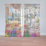 Sablio Záclony Barevné koření: 2ks 150x250cm – Hledejceny.cz