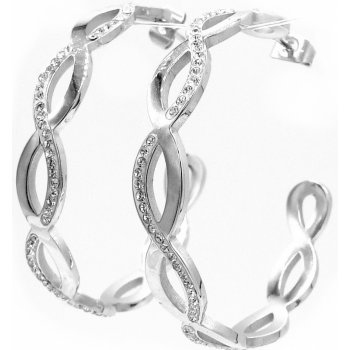 Steel Jewelry náušnice chirurgická ocel dámské kruhy 231080