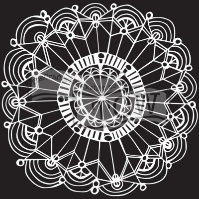 TCW Šablona 6"x 6" Coronet Wreath – Zboží Dáma