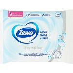 ZEWA Pure vlhčený bílý 42 ubrousků – Zboží Mobilmania