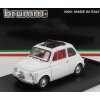 Sběratelský model Brumm Fiat 500f Tetto Aperto Open 1965 Bianco 1:43