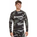 Tričko Meatfly pánské termo Avery Woodland Maskáč – Zboží Dáma