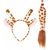 Dětský karnevalový kostým R-kontakt Set žirafa ocásek a čelenka