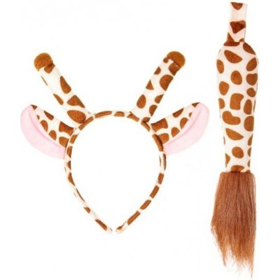 R-kontakt Set žirafa ocásek a čelenka – Zboží Mobilmania