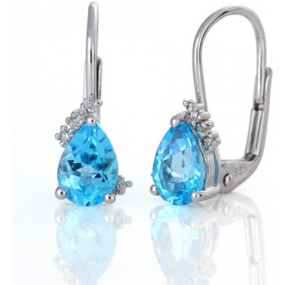 Gems oslnivé Evianna v bílém zlatě s blue topazy a brilianty 3880060-0-0-93