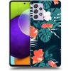 Pouzdro a kryt na mobilní telefon Samsung Picasee silikonové Samsung Galaxy A52 5G Monstera Color černé