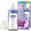 Láhev a nápitka Lansinoh skleněná kojenecká láhev s NaturalWave TM savičkou savička S 160ml
