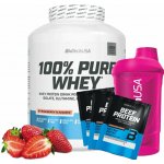 AKCE BioTech 100% Pure Whey 2270 g + ZDARMA Šejkr 600 ml + 3x vzorek – Zbozi.Blesk.cz