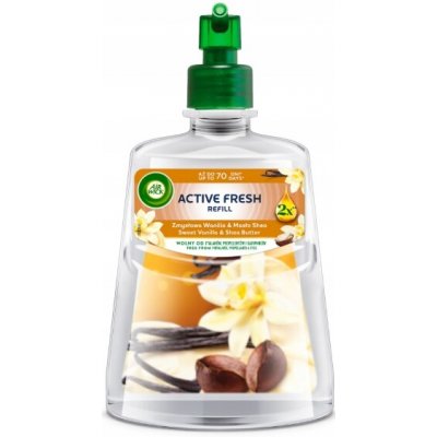Air Wick Active Fresh Náplň na vodní bázi do automatického difuzéru Vanilka a bambucké máslo 228 ml – Sleviste.cz