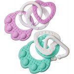 Profibaby kousátko medvědí tlapka s přívěsky silikon růžová – Zbozi.Blesk.cz