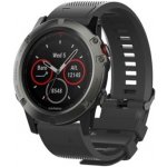 Tactical 668 Silikonový řemínek pro Garmin Fenix 5X 6X QuickFit 26mm černá 8596311120008 – Zboží Mobilmania