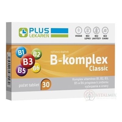 Plus Lékárna B-komplex Classic 30 tablet – Zboží Mobilmania